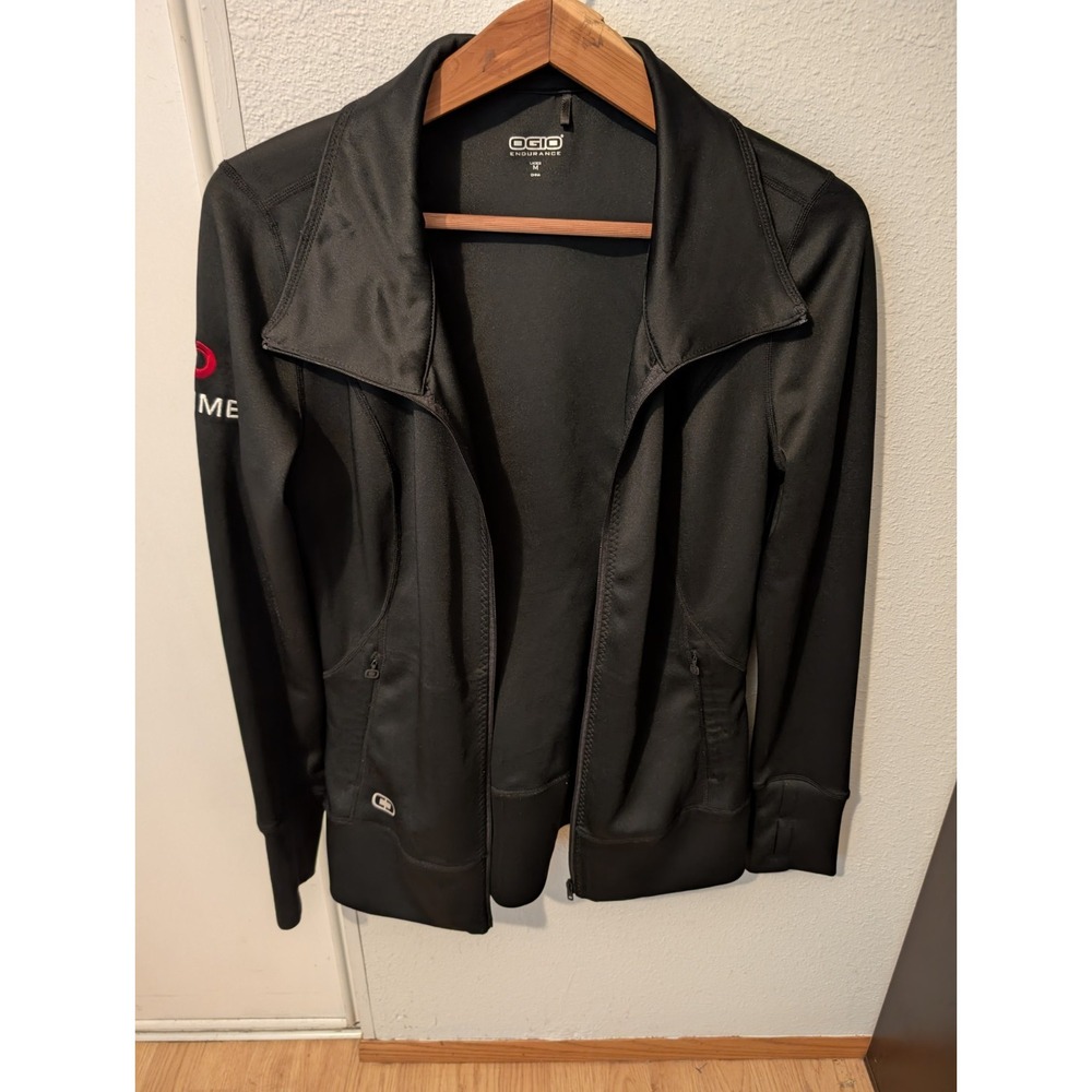 OGIO Endurance Women's Full-Zip Soft Shell Jacket W/Thumbholes Size M Black